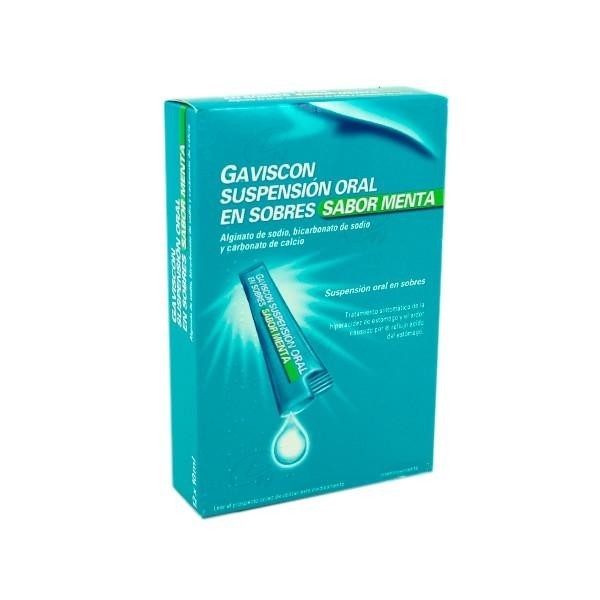 GAVISCON SUSP ORAL SABOR MENTA 24 SOBRES