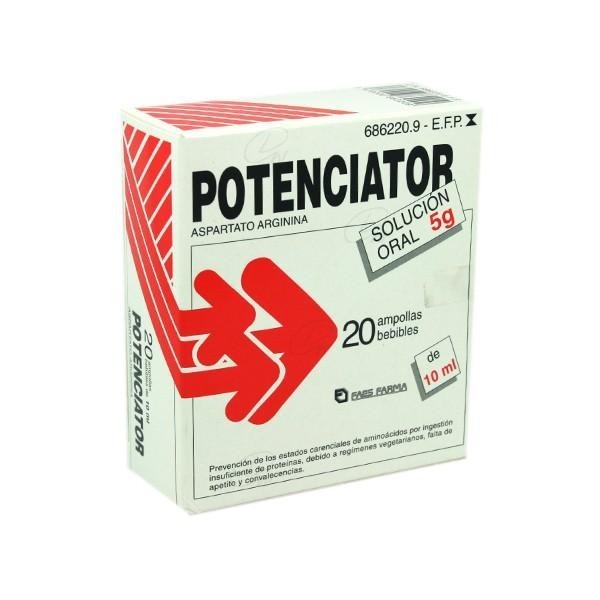 POTENCIATOR 5 G 20X10 ML AMPOLLAS BEBIBLES