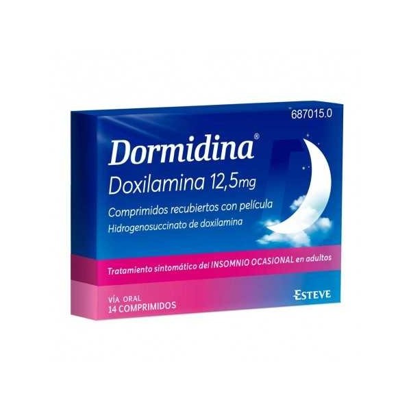 DORMIDINA 12.5 MG 14 COMPRIMIDOS RECUBIERTOS