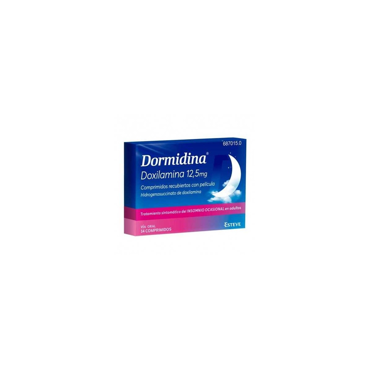 DORMIDINA 12.5 MG 14 COMPRIMIDOS RECUBIERTOS