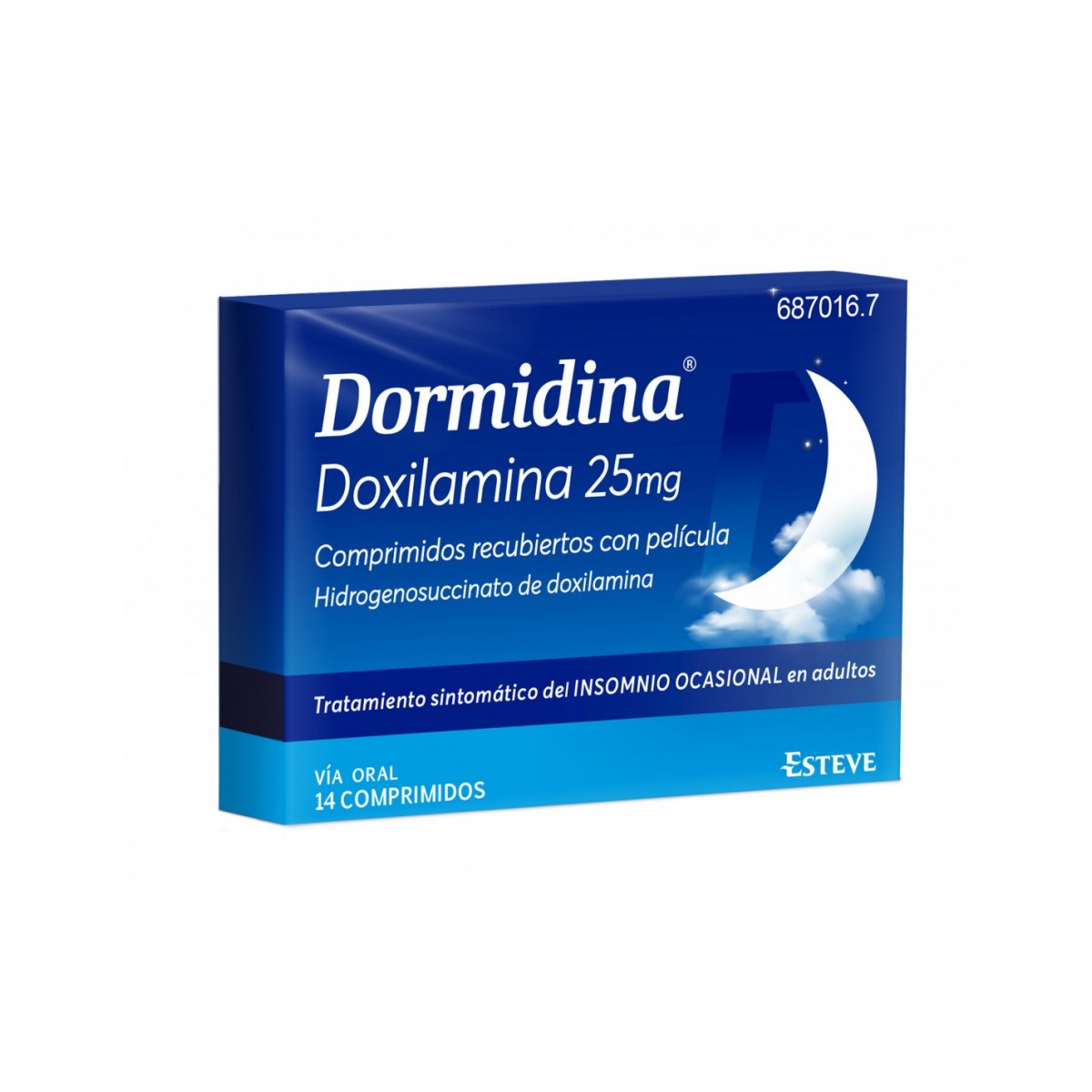 DORMIDINA   25 MG 14 COMPRIMIDOS