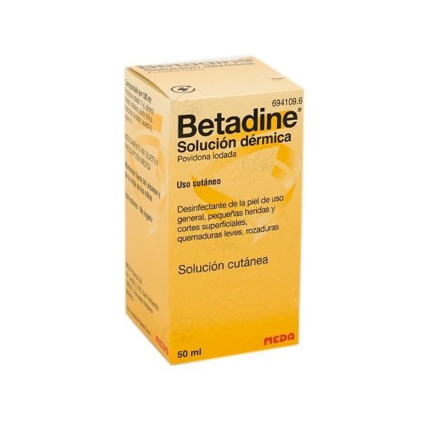 BETADINE SOLUCION DERMICA  50 ML