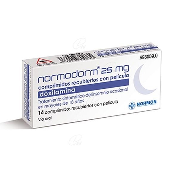 NORMODORM 25 MG 14 COMPRIMIDOS RECUBIERTOS CON PELICULA
