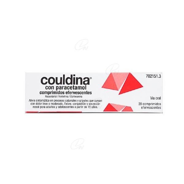 COULDINA PARACETAMOL 20 COMP EFERV.