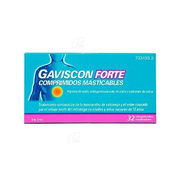 GAVISCON FORTE 32 COMPRIMIDOS MASTICABLES
