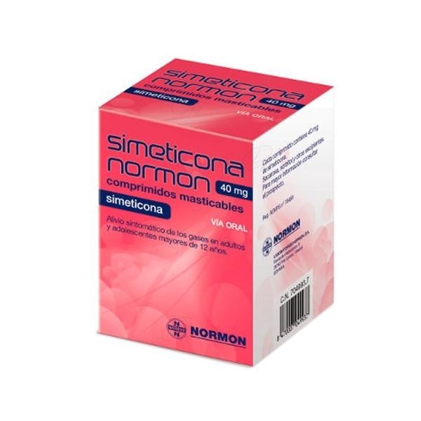 SIMETICONA NORMON 40 MG 30 COMPRIMIDOS MASTICABLES