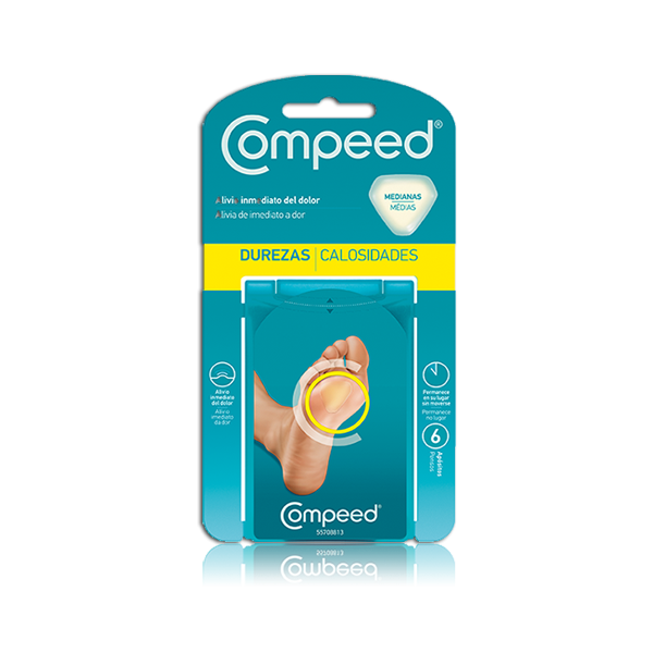 COMPEED DUREZAS - HIDROCOLOIDE (T- MED 6 U)