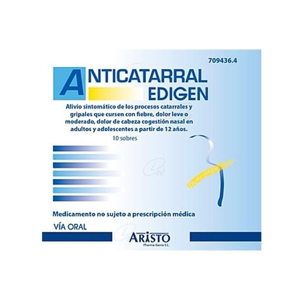ANTICATARRAL EDIGEN 10 SOBR
