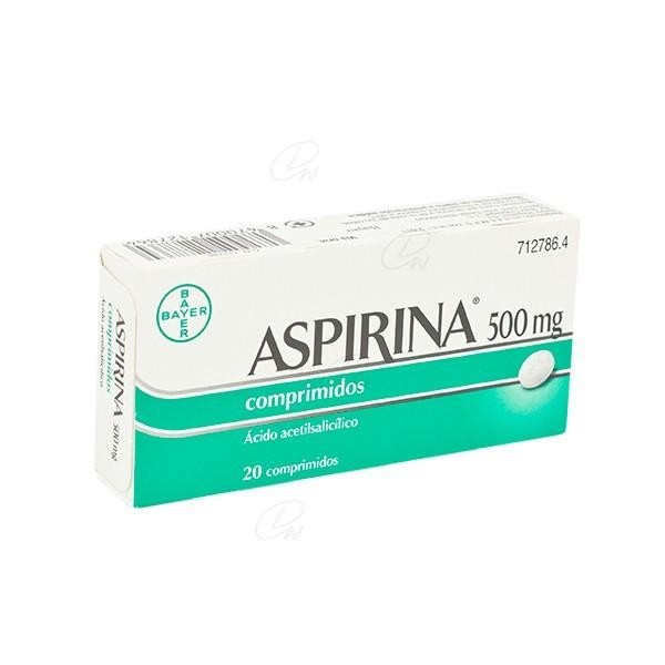 ASPIRINA 500 MG  20 COMP