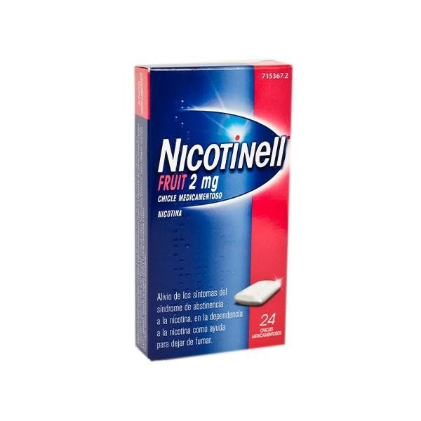 NICOTINELL 2 MG FRUIT 24 CHICL