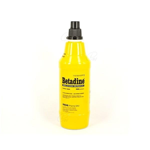 BETADINE SOLUCION DERMICA 500 ML
