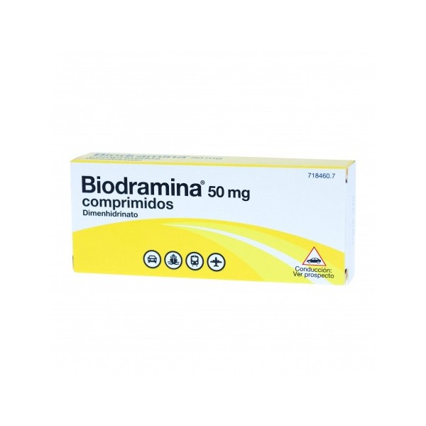 BIODRAMINA  50 MG  4 COMP
