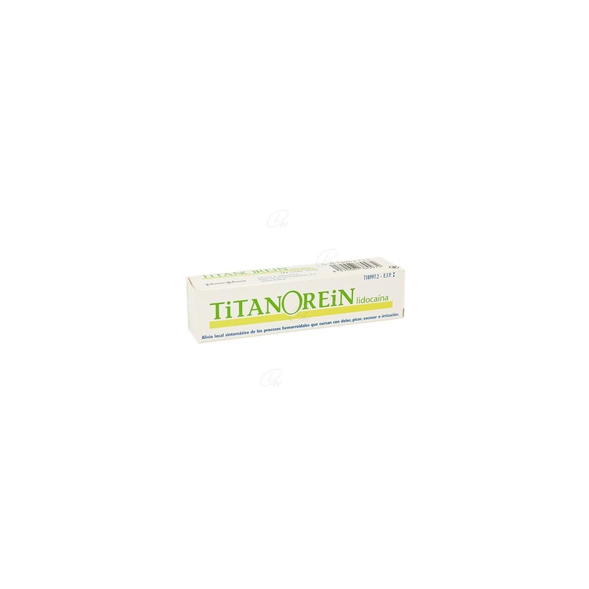 TITANOREIN  LIDOCAINA CREMA RECTAL 20 G