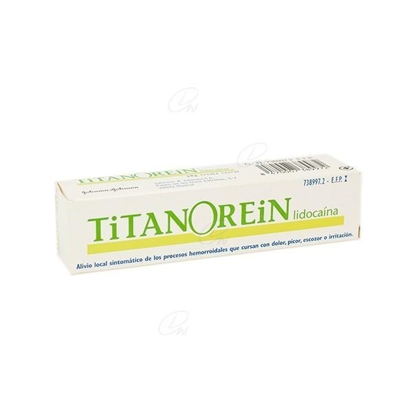 TITANOREIN  LIDOCAINA CREMA RECTAL 20 G