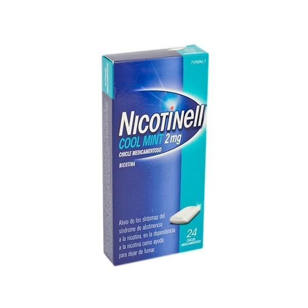 NICOTINELL  COOL MINT 2 MG 24 CHICLES