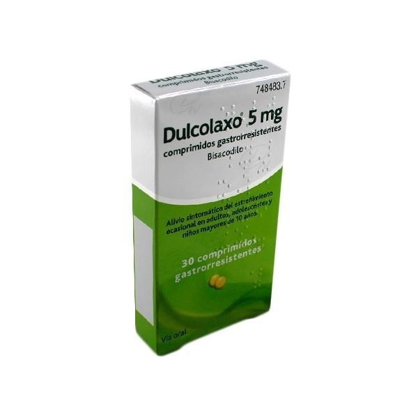 DULCOLAXO BISACODILO 5 MG 30 GRAGEAS