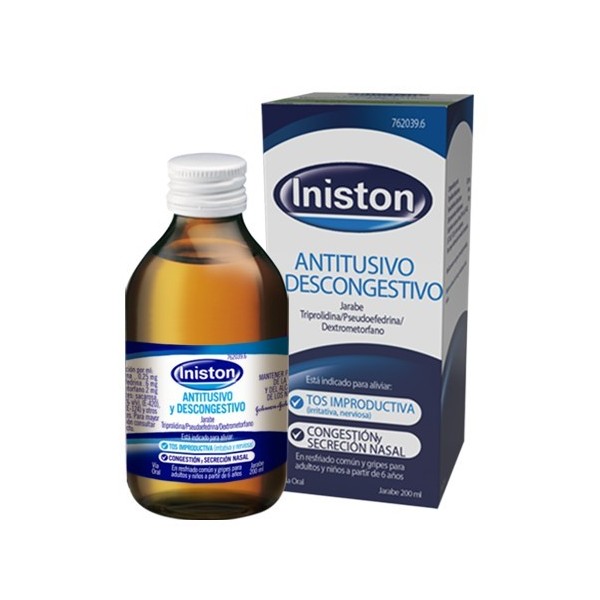 INISTON ANTITUSIVO  Y DESCONGESTIONANTE JARABE 200 ML