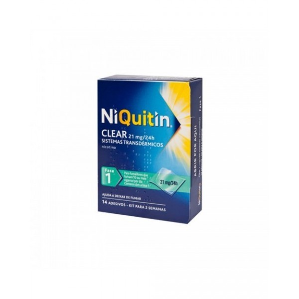 NIQUITIN CLEAR 21 MG 14 PARCHES TRANSDERMICOS