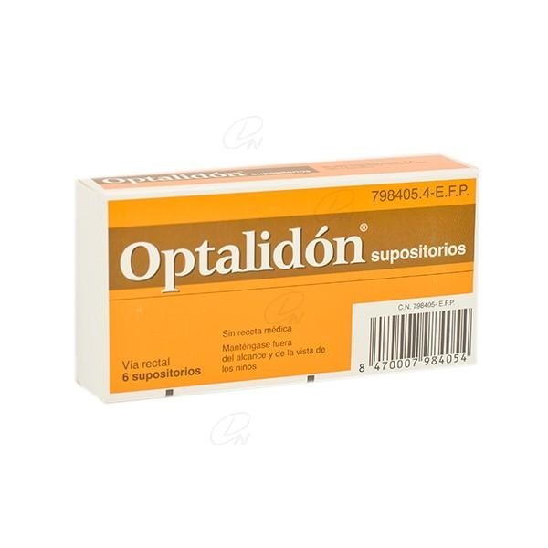 OPTALIDON 6 SUPOSITORIOS