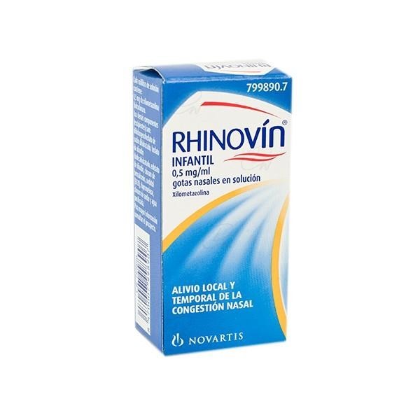 RHINOVÍN INFANTIL 0,5 MG/ML GOTAS NASALES EN SOLUCIÓN 10 ML