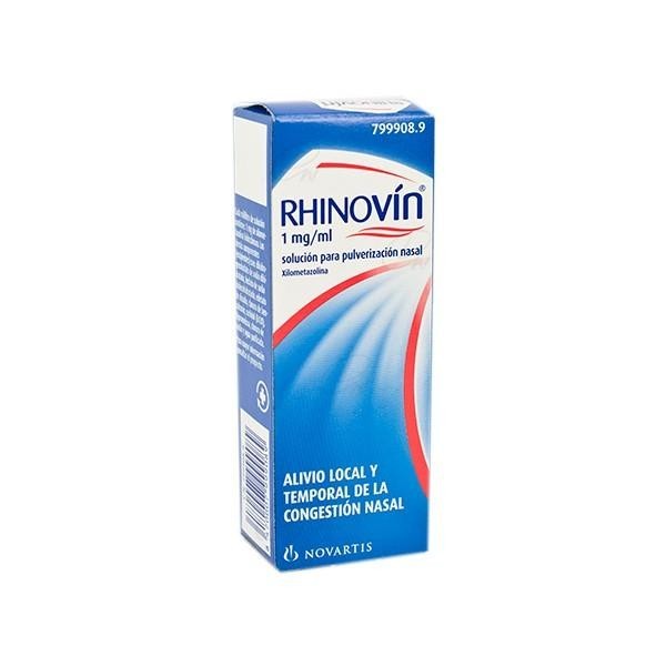 RHINOVÍN 1 MG/ML SOLUCIÓN PARA PULVERIZACIÓN NASAL 10 ML