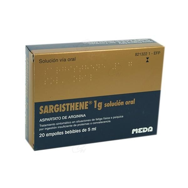 SARGISTHENE 1 G 20X5 ML BEBIB