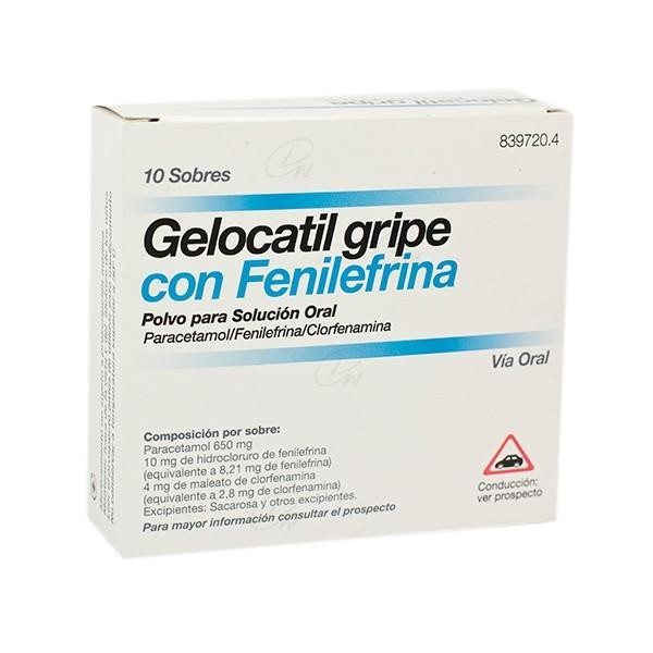 GELOCATIL GRIPE 10 SOBRES