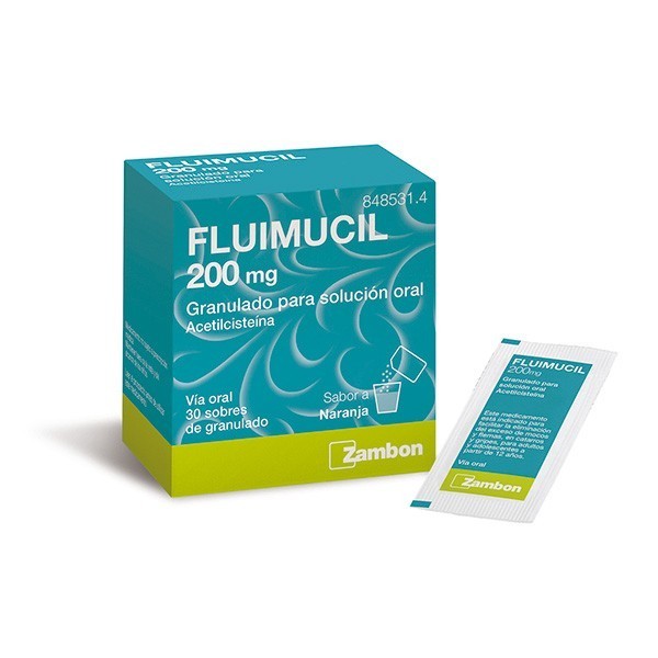 FLUIMUCIL 200MG 30 SOBRES GRANULADOS