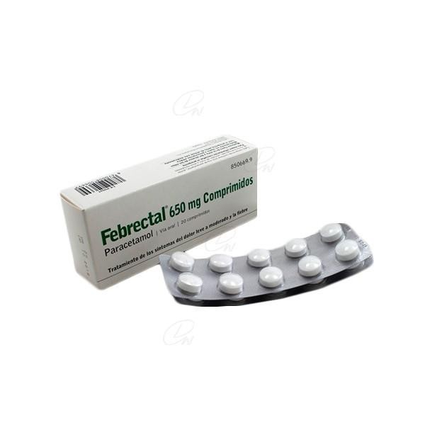 FEBRECTAL 650 MG 20 COMPRIMIDOS
