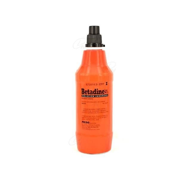 BETADINE 4% SOLUCION TÓPICA JABONOSA 500 ML