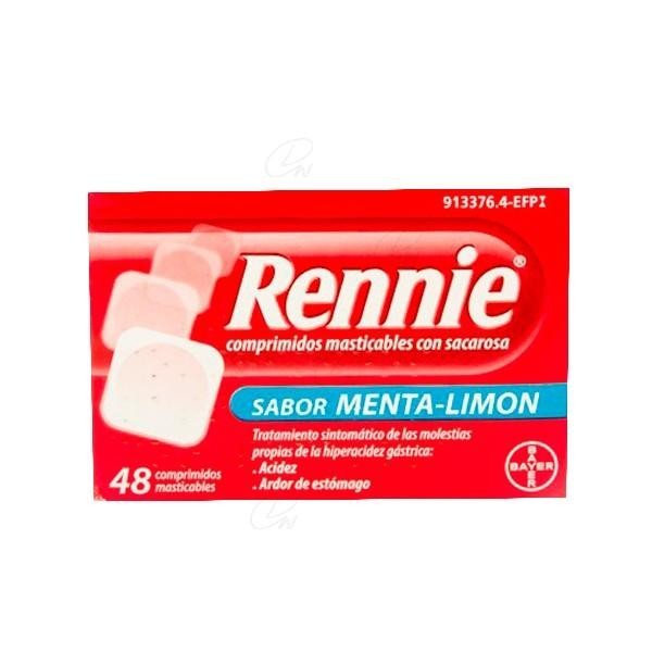 RENNIE 48 COMPRIMIDOS MASTICABLES CON SACAROSA