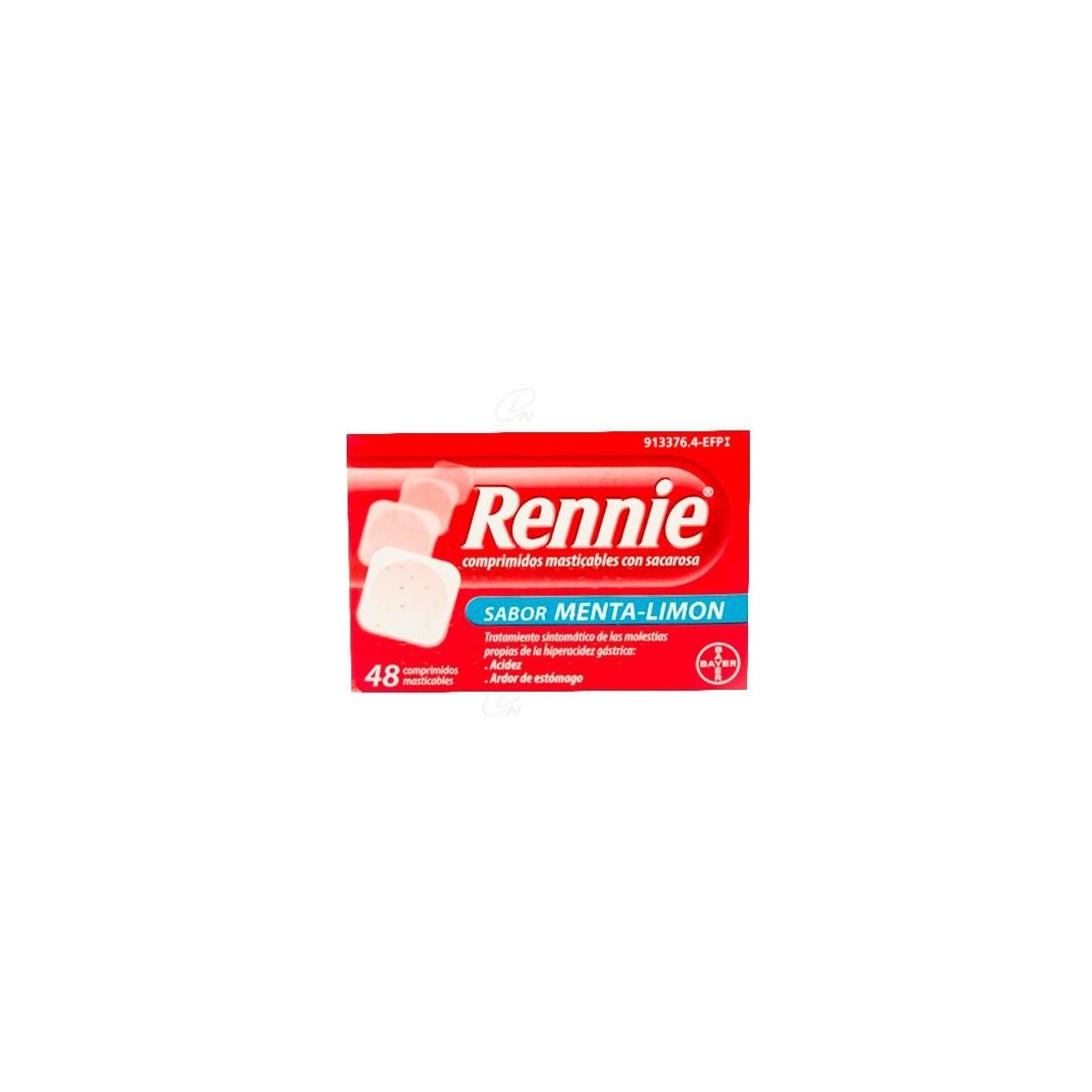 RENNIE 48 COMPRIMIDOS MASTICABLES CON SACAROSA