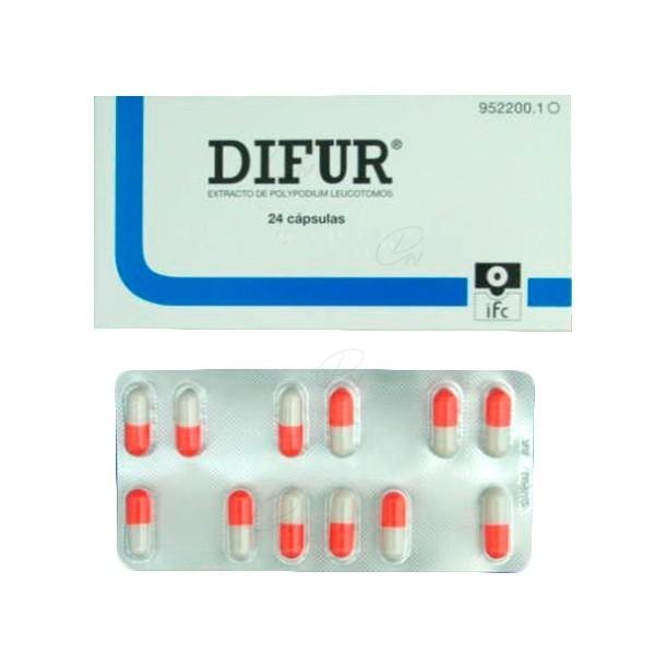 DIFUR 120 MG 24 CAPSULAS
