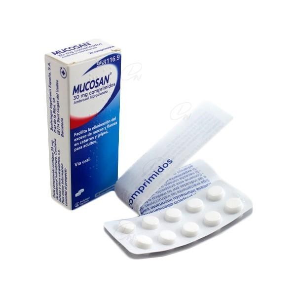 MUCOSAN 30  MG 20 COMPRIMIDOS