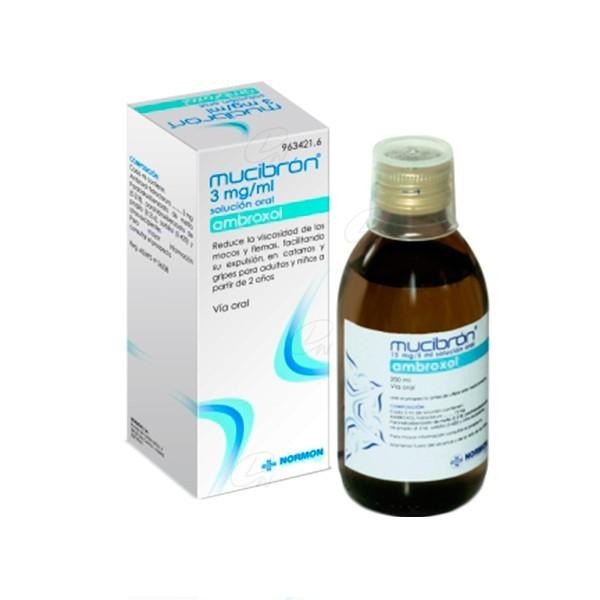 MUCIBRON 15 MG SOLUCION ORAL 200 ML