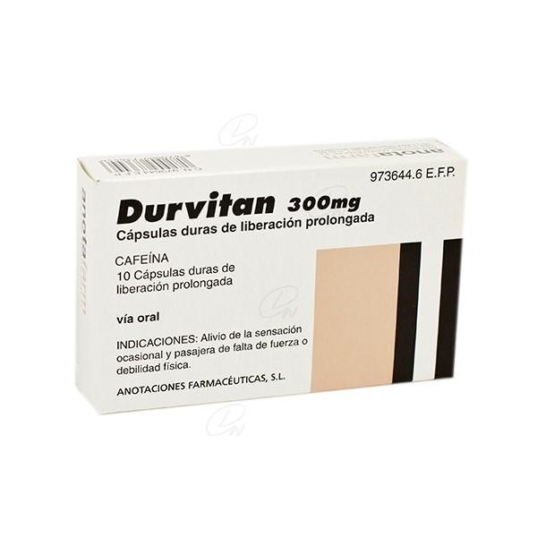 DURVITAN 10 CAPSULAS LIBERACION PROLONGADA
