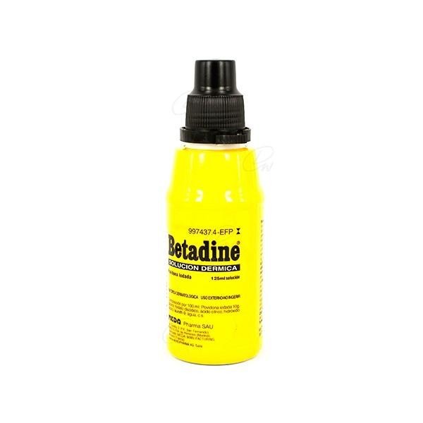 BETADINE SOLUCION DERMICA 125 ML