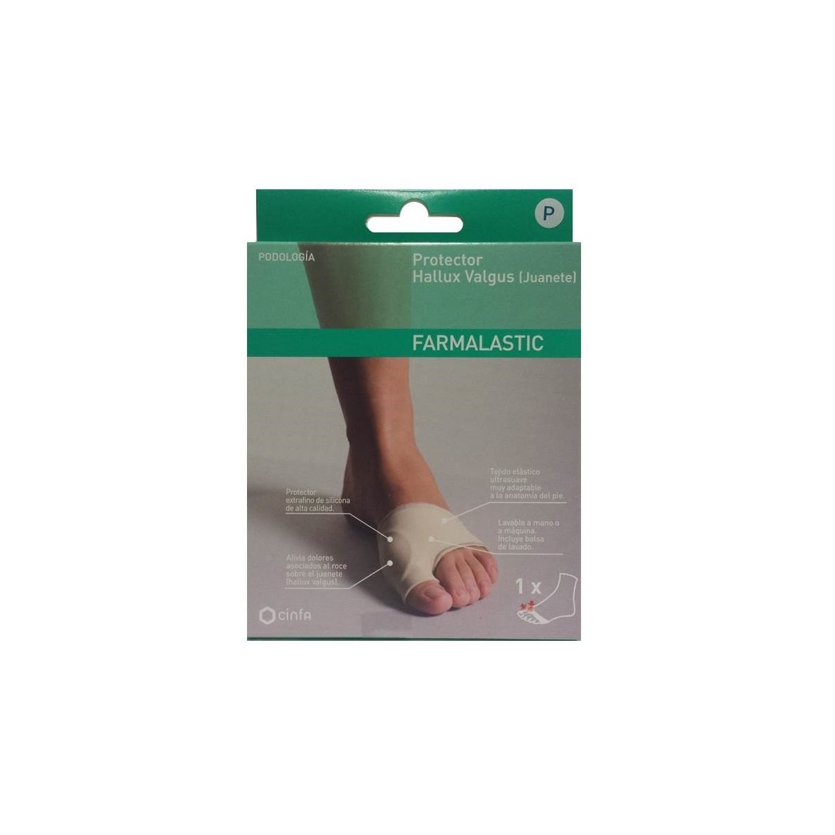 FARMALASTIC PROTECTOR HALLUX VALGUS (JUANETE)