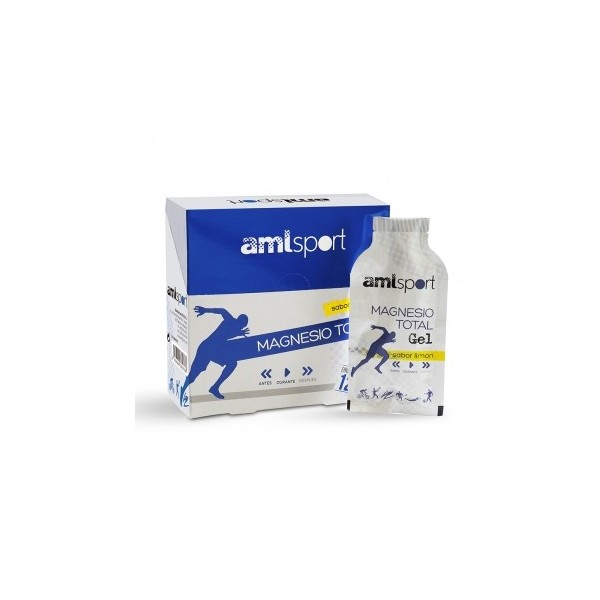 AMLSPORT MAGNESIO TOTAL GEL LIMON 12 SOBRES