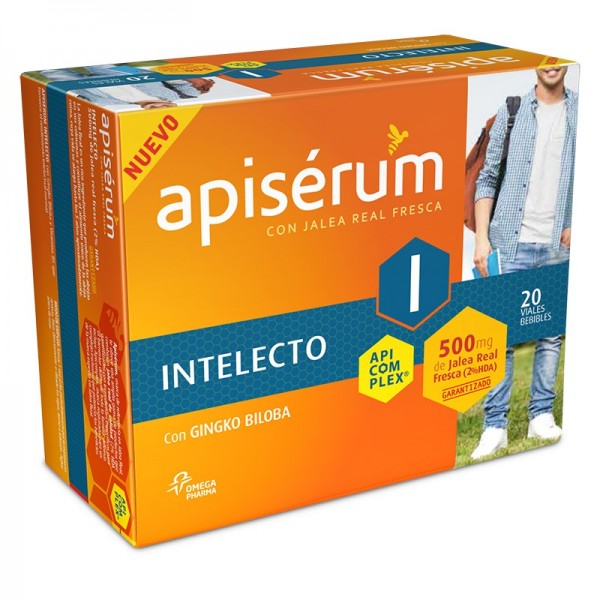 APISERUM INTELECTO 500 MG 20 VIALES 10 ML