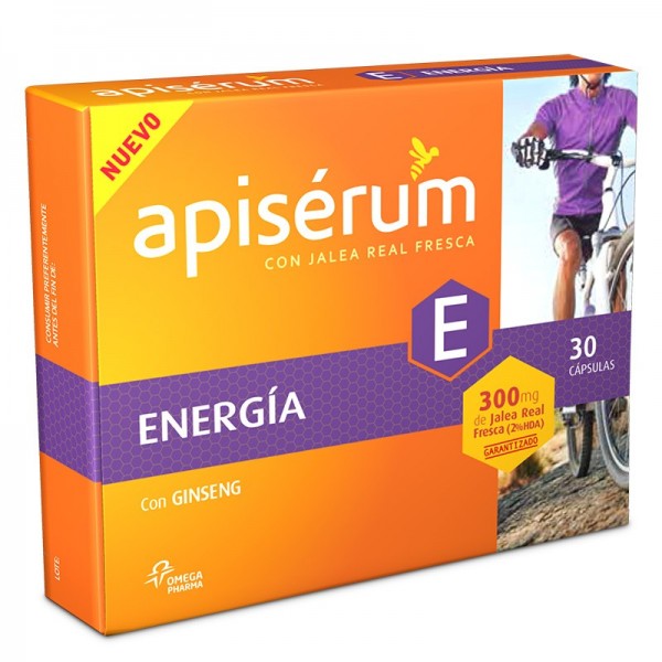 APISERUM ENERGIA GINSENG 30 CPS