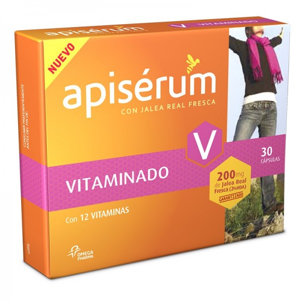 APISERUM VITAMINADO 30 CPS