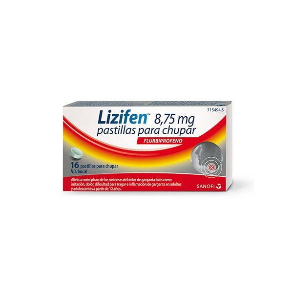 LIZIFEN 8,75 MG 16 PASTILLAS