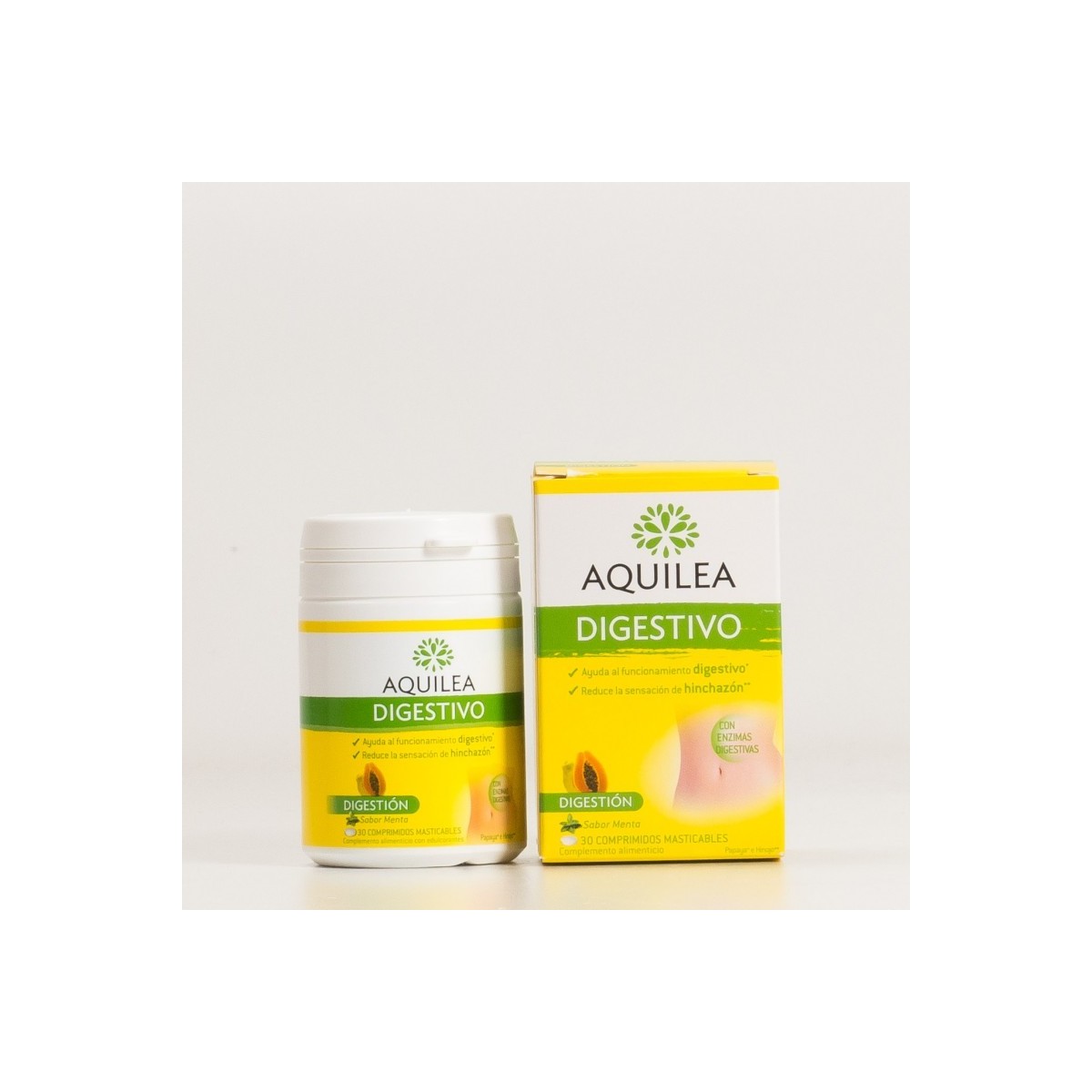AQUILEA DIGESTIVO 30 COMPRIMIDOS MASTICABLES MENTA