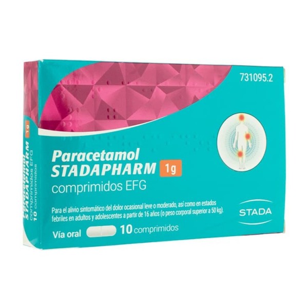 PARACETAMOL STADAPHARMA 1G 10 COMPRIMIDOS