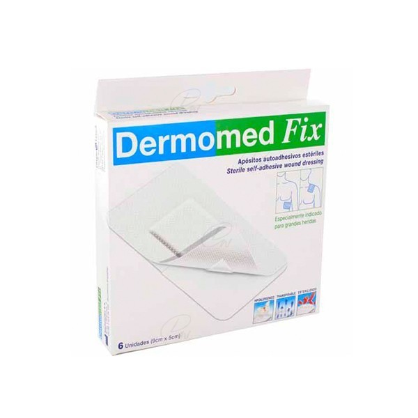 DERMOMED FIX - APOSITO ESTERIL AUTOADH (9 CM X 10 CM 6 U)