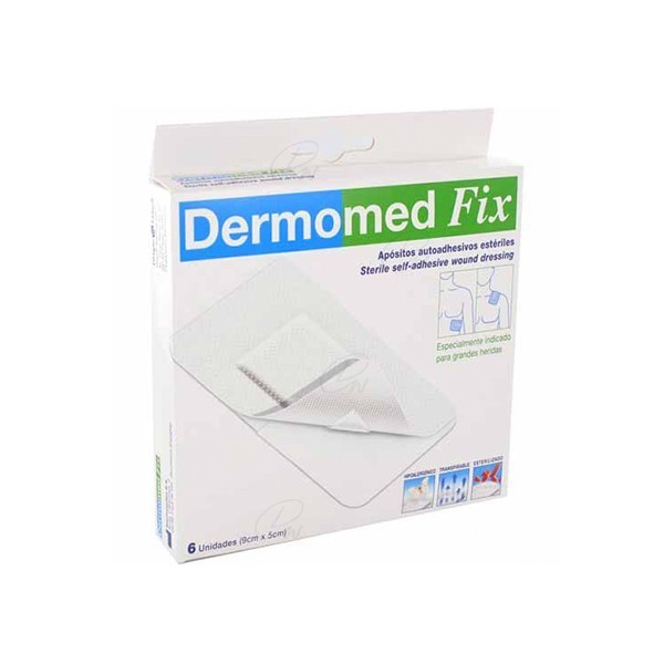 DERMOMED FIX - APOSITO ESTERIL AUTOADH (9 CM X  5 CM 6 U)