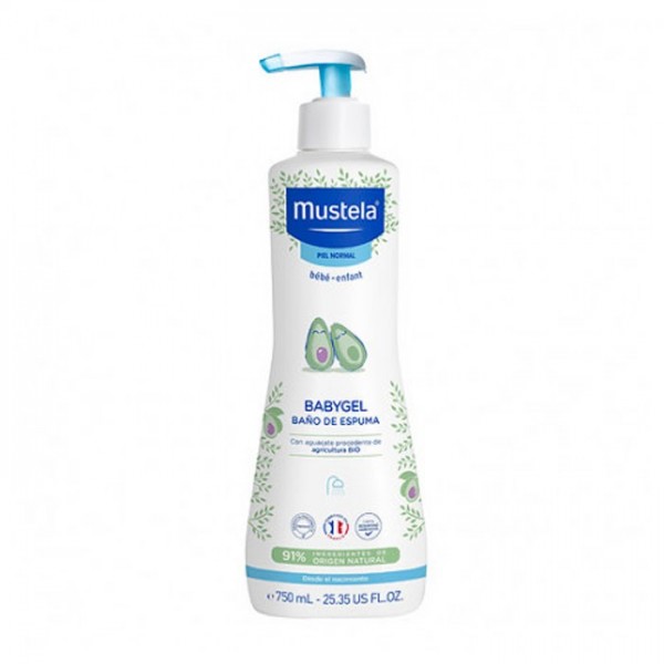 MUSTELA BABYGEL ESPUMOSO 750ML