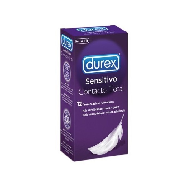 DUREX SENSITIVO CONTACTO TOTAL - PRESERVATIVOS (12 U)